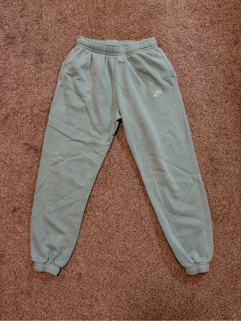 Nike Women’s Mint Green Fleece Joggers